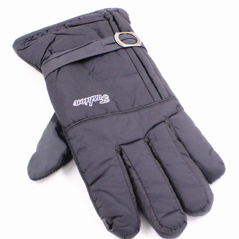 M1306 防水加長絨包邊觸屏男款手套時尚秋冬季戶外保暖手套