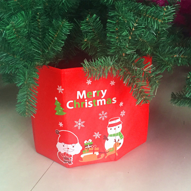 新款圣誕無紡布樹盒 圣誕禮盒 圣誕節日裝飾品