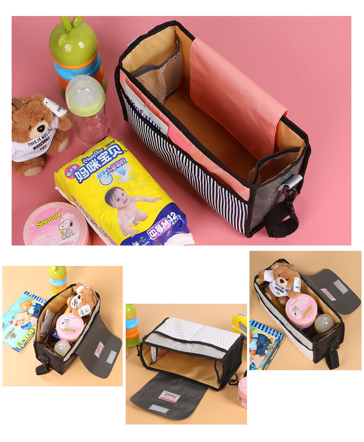 韓版推車掛包嬰兒童收納包單肩包 母嬰包外出包大容量媽咪包