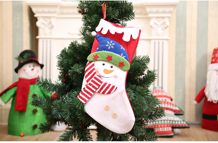 批發圣誕節禮品圣誕襪圣誕禮物袋圣誕襪子禮物袋個性創意