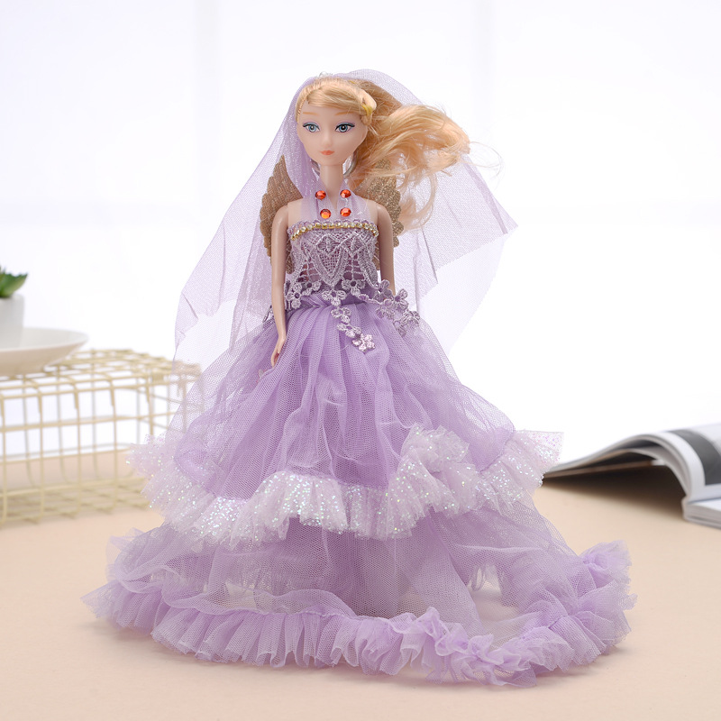 時尚可愛新娘婚紗娃娃鑰匙扣掛件女孩玩具公仔禮品禮物包包掛件