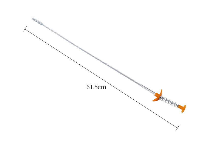 A2595可彎曲手捏可壓式下水道取物器 拾取器 下水道垃圾夾 疏通器