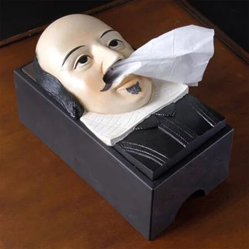 創意造型立體面紙盒 復活節石像抽取式衛生紙盒 創意家居