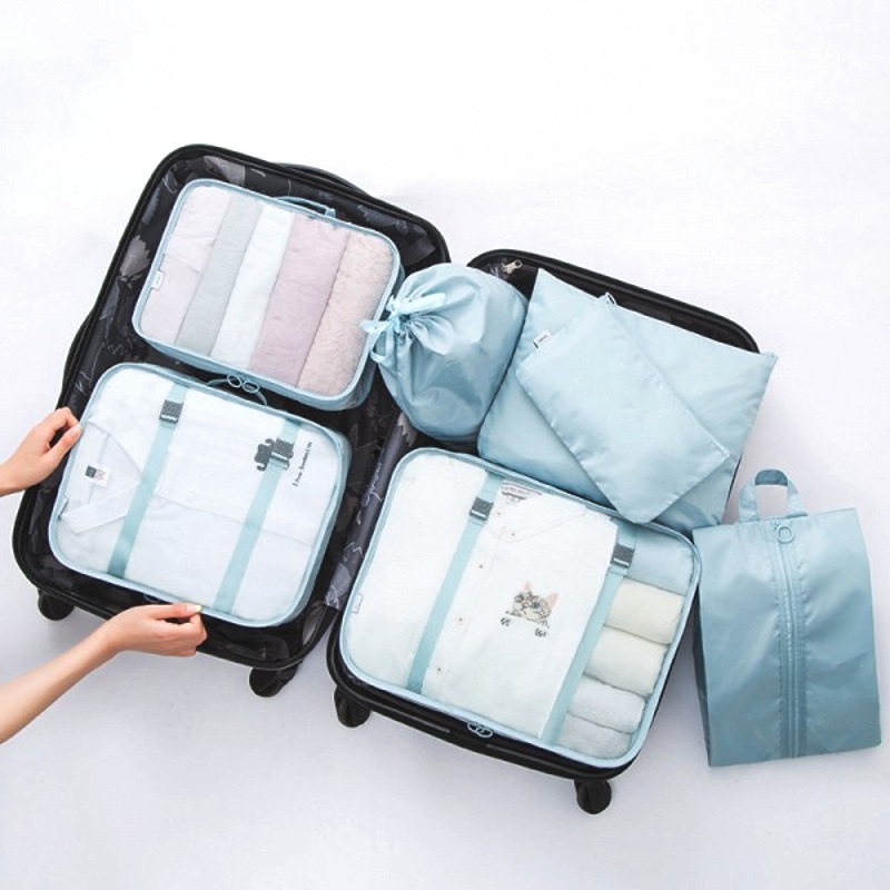 旅行行李收納7件組 旅遊必備行李箱整理袋...