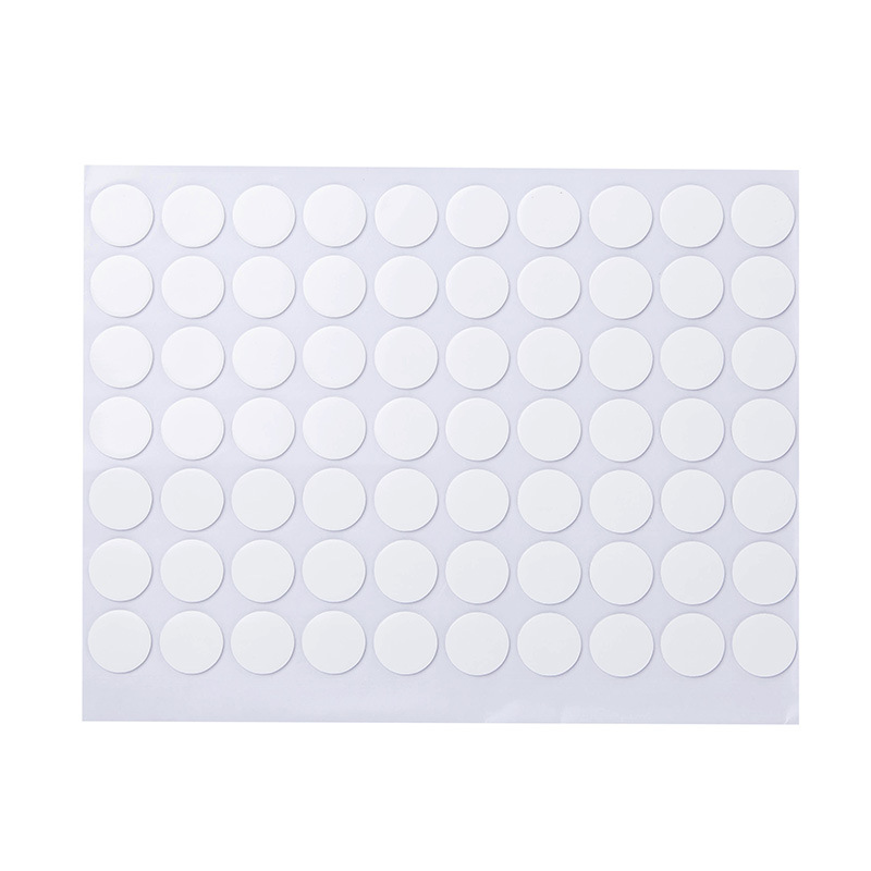 創意超黏無痕透明雙面貼 圓形防水貼片 圓點貼(70入裝)