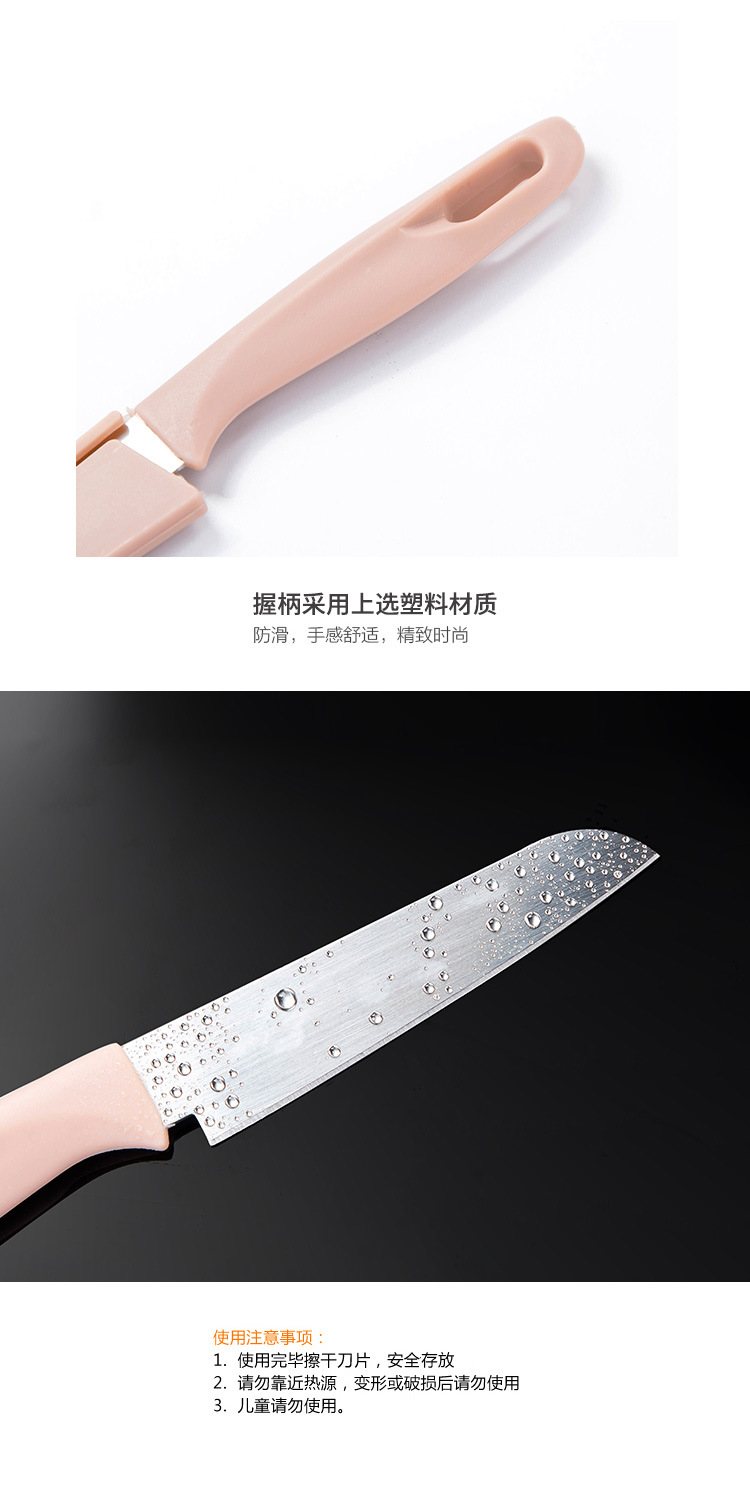 北歐色不鏽鋼水果刀 不銹鋼水果刀 方便攜帶露營水果刀