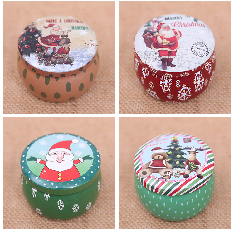 豪貝新款圣誕節裝飾用品圣誕老人雪人鐵藝圣誕球掛件禮品盒糖果罐