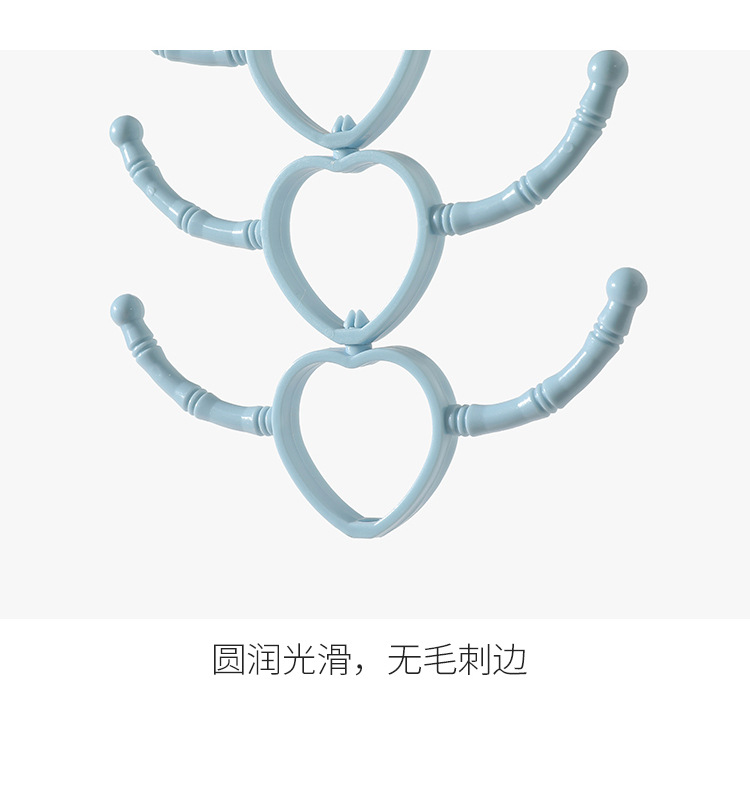 2891可旋轉10爪多用掛架掛鉤衣架領帶絲巾圍巾衣帽架塑料掛鉤鞋架