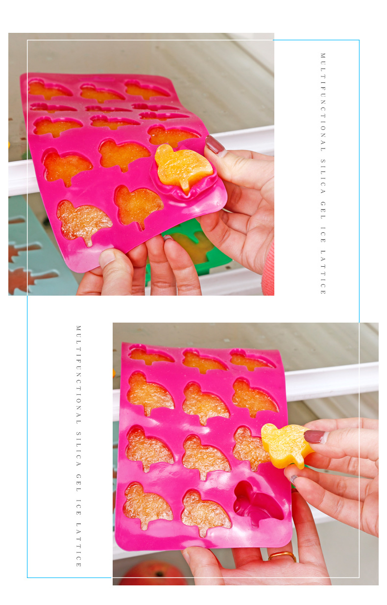 矽膠製冰盒 仙人掌 鳳梨 椰子樹 紅鶴造型製冰格