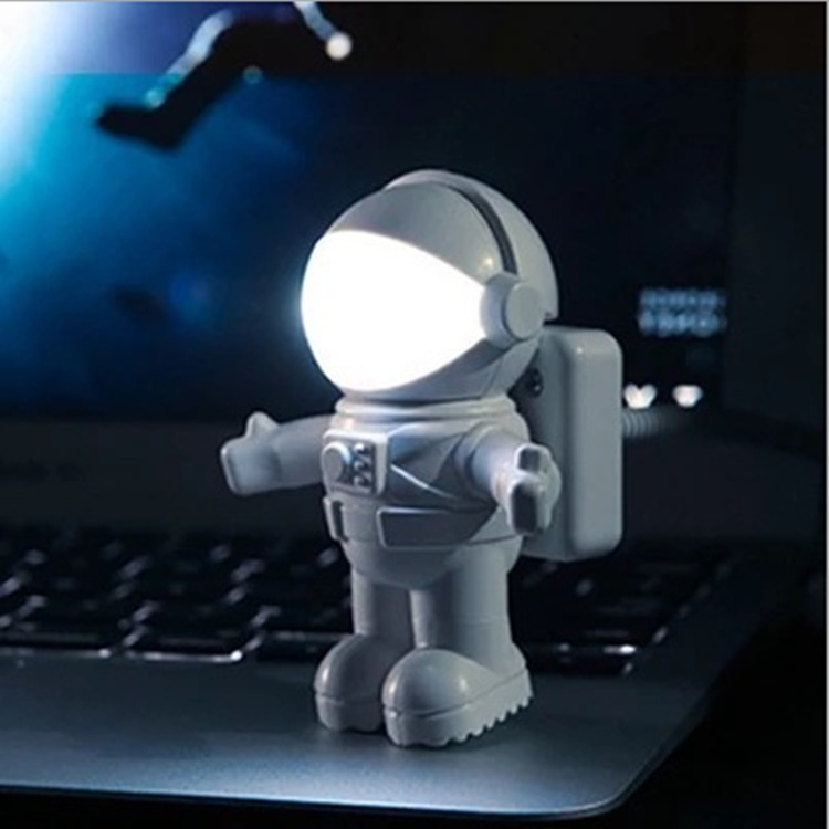 太空人造型小夜燈印刷 USB造型檯燈 學生禮品 LED小夜燈禮品