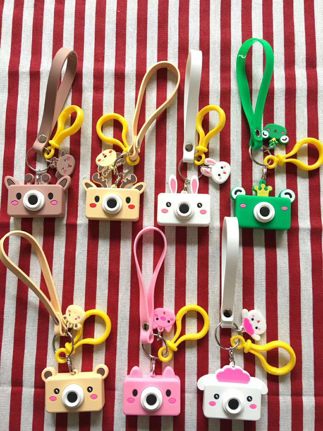 兒童相機造型鑰匙圈 可愛動物造型鑰匙圈 ...