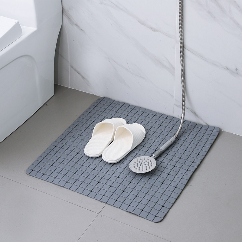 浴室防滑地墊 立體方格紋路防滑地墊 浴室必備沐浴腳踏墊