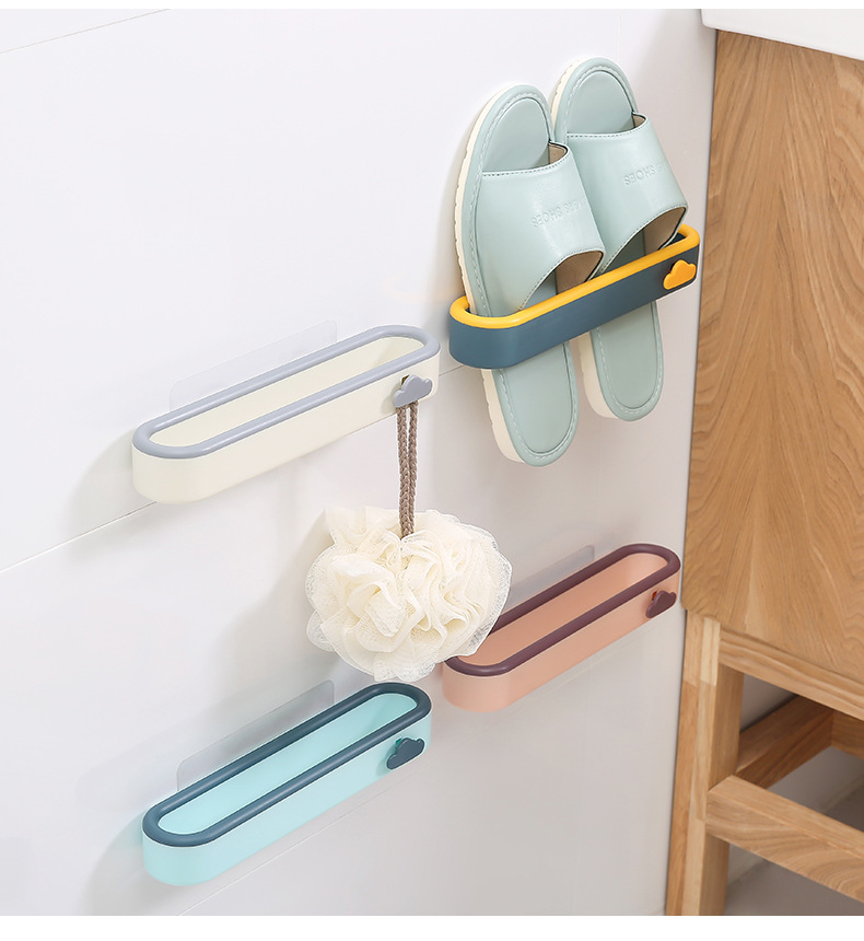 立體壁掛式拖鞋架 創意省空間室內拖鞋收納架 居家必備多功能鞋架
