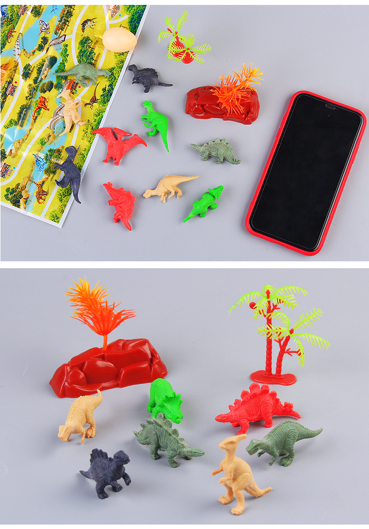 迷你恐龍玩具 仿真桶裝侏儸紀小恐龍玩具 創意恐龍造型小玩具