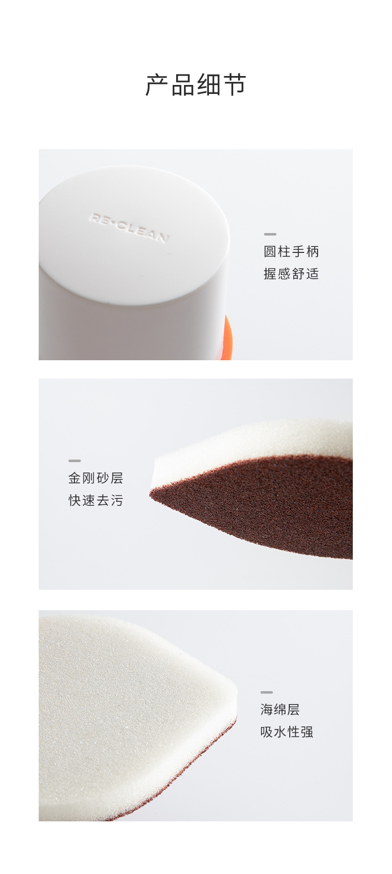 水滴造型金鋼砂海綿刷 創意浴室廚房必備清潔神器 多功能清潔刷
