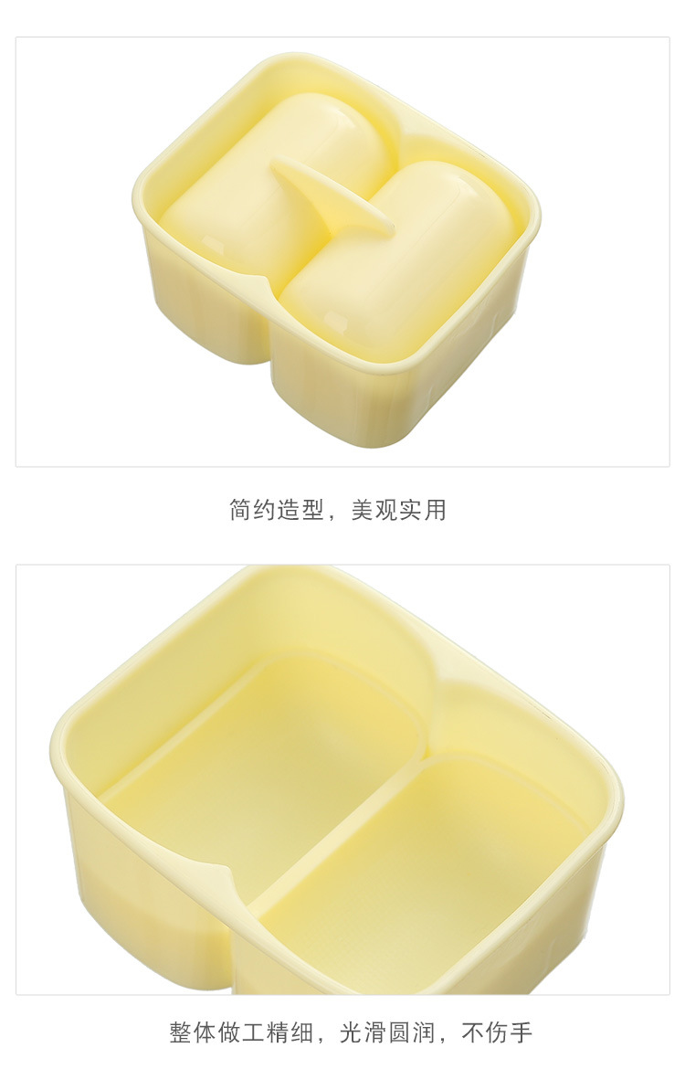 DIY圓柱形飯糰模型 創意雙格壽司壓模器 便當壽司壓模工具