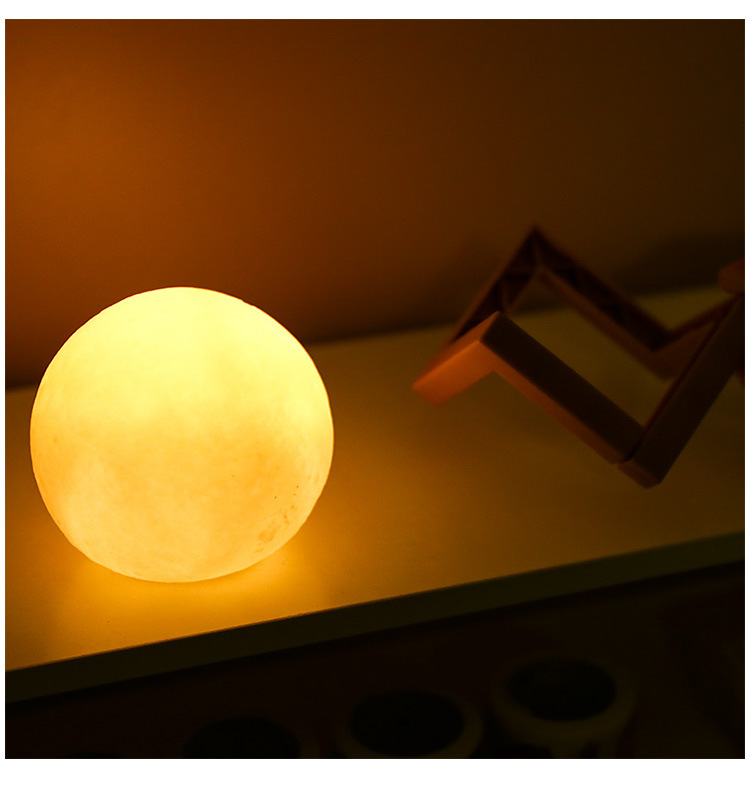 創意月球造型小夜燈 居家裝飾必備床頭燈 創意造型小夜燈 居家裝飾品