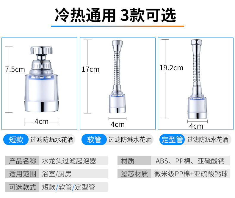 省水水龍頭過濾起泡器 省水加壓水龍頭 廚房必備過濾水嘴