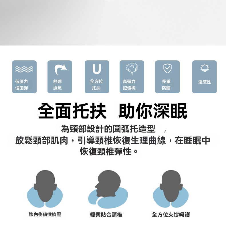 記憶棉U型枕 頸枕 飛機枕 護頸枕 U型枕 午睡枕 記憶枕 可收納 旅行 辦公 
