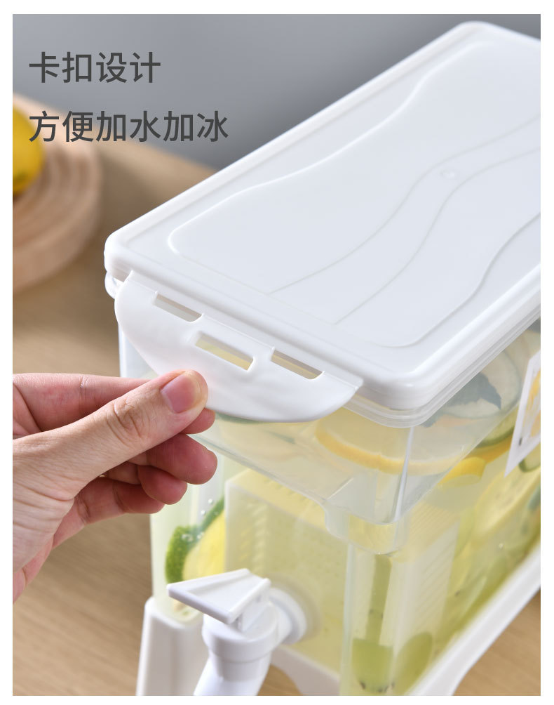 大容量冰箱冷水壺 水龍頭茶壺 家庭用耐高溫水壺 檸檬水 夏日必備冷水壺