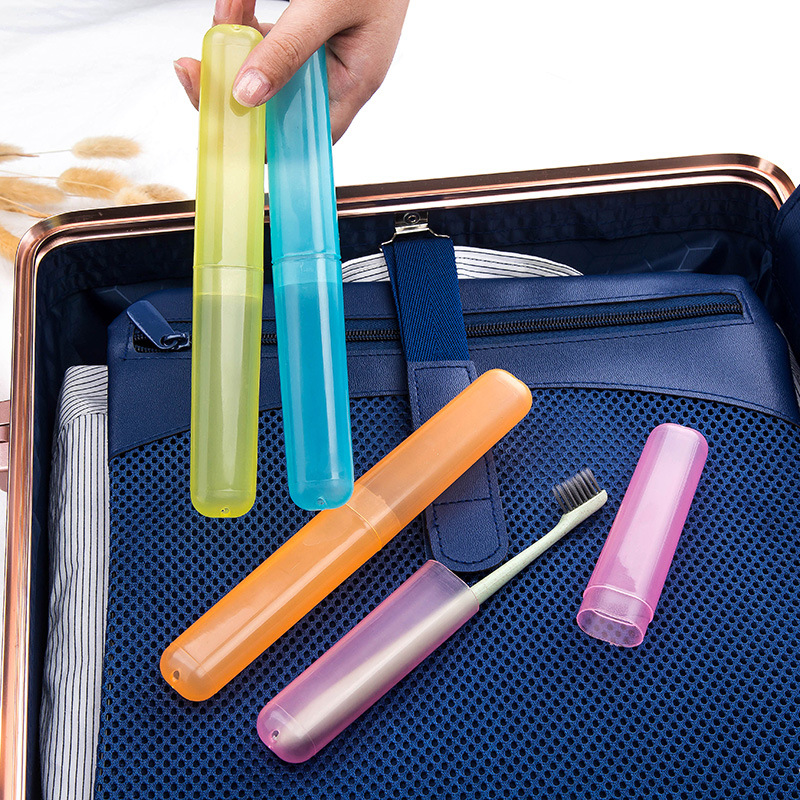 旅行牙刷收納盒印刷 旅行攜帶式牙刷套 防菌衛生牙刷盒