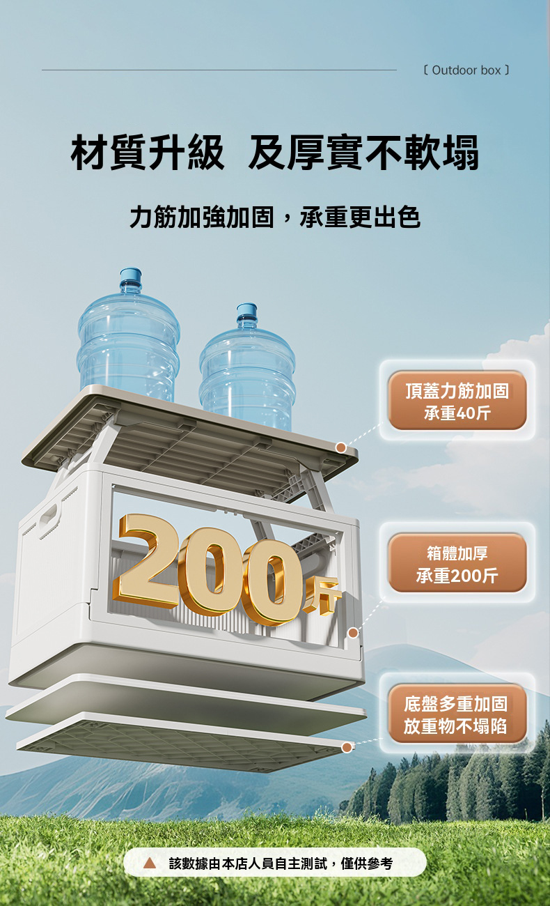 兩用露營摺疊收納桌 折疊箱 收納箱 儲物箱 小桌子 露營箱 露營桌