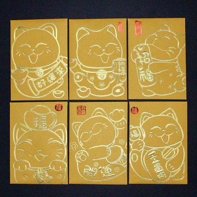 【Q版財神】招財貓創意紅包袋裝 - 新年喜慶春節用品 商品圖片 7