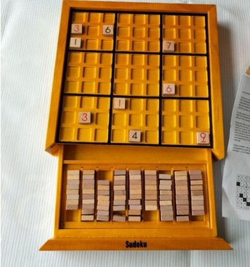 【木製九宮格】抽屜式數獨棋益智玩具 - 經典邏輯思維訓練
