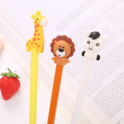 【萌寵系列】動物造型中性筆-長頸鹿獅子小牛 商品圖片 2
