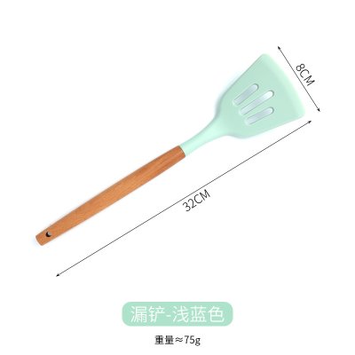 【木柄矽膠】廚具12件組 - 不沾鍋耐高溫套裝 商品圖片 8