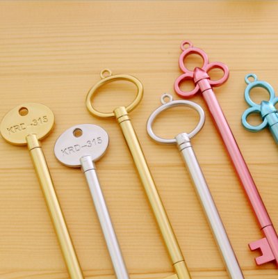 【復古質感】金屬鑰匙造型原子筆 - 創意文具收藏禮品 商品圖片 5