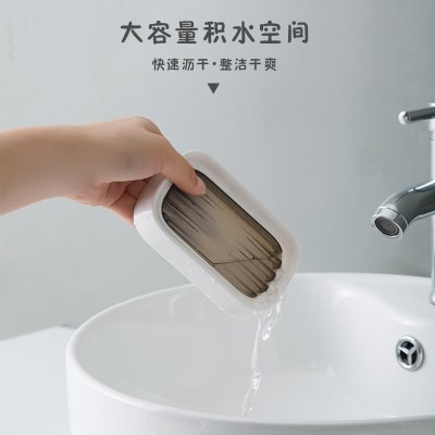 【雙層瀝水】創意肥皂盒 - 浴室香皂收納架 商品圖片 2