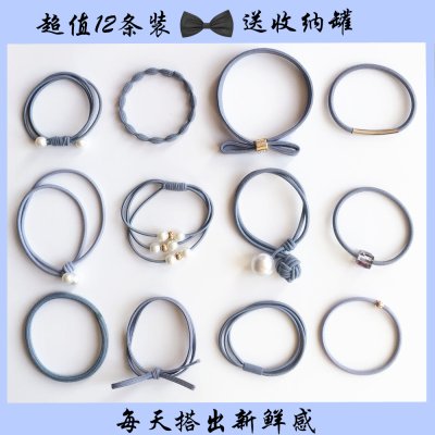 【簡約復古】髮圈12件組 - 多款造型不傷髮 商品圖片 7