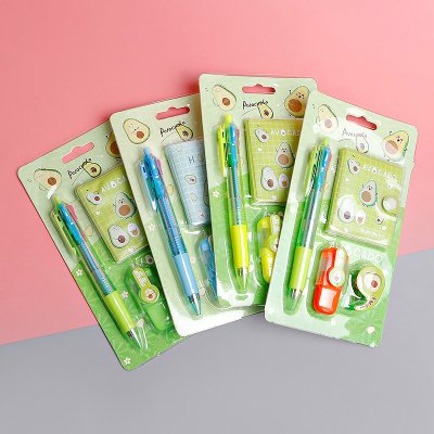 【可愛酪梨文具】四件組-學生創意獎品組 商品圖片 2