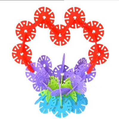 【創意拼接】彩色雪花片積木-兒童空間建構玩具 商品圖片 2