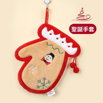 【聖誕造型擦手巾】實用禮物-聖誕樹雪人毛巾 商品圖片 8