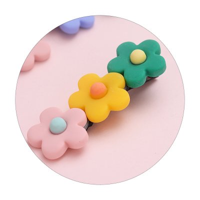 【3朵小花】撞色髮夾 - 時尚可愛瀏海夾 商品圖片 5
