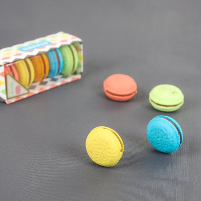 【麵包造型】馬卡龍橡皮擦5入-創意文具 商品圖片 4