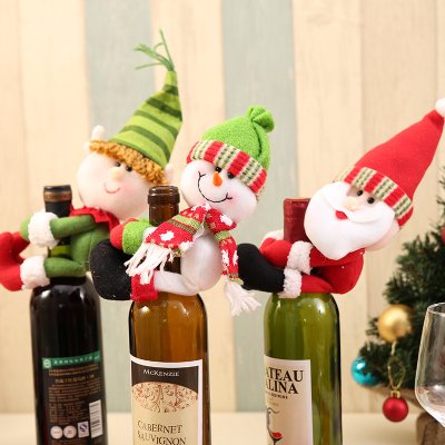 【聖誕限定】聖誕老人雪人酒瓶套 - 中號酒瓶裝飾品 商品圖片 1