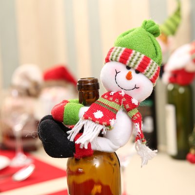 【聖誕限定】聖誕老人雪人酒瓶套 - 中號酒瓶裝飾品 商品圖片 4