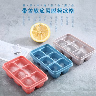 【矽膠製冰盒】夏日必備-六格附蓋製冰神器 (3入) 商品圖片 3