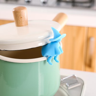 【小人造型】鍋蓋防溢器 - 加高器湯勺支架 商品圖片 1