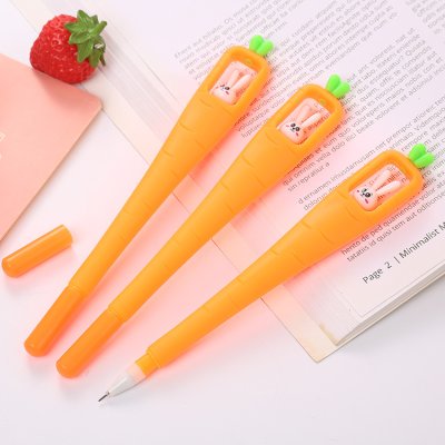 【兔子蘿蔔】造型中性筆-萌趣學生文具 商品圖片 2