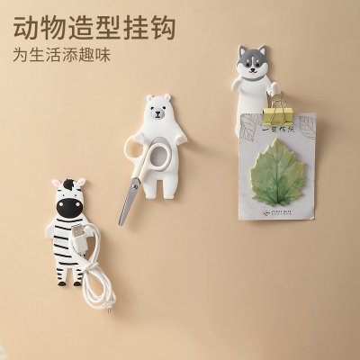 【可彎曲動物】矽膠掛勾 - 萌系創意承重掛鉤 商品圖片 2
