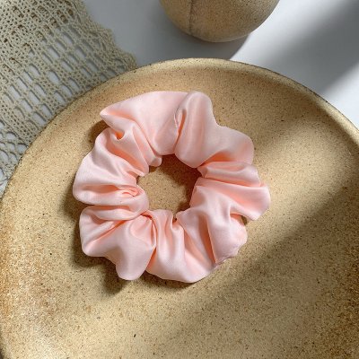 【緞面大腸圈】純色髮圈-簡約百搭髮束 商品圖片 9