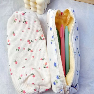 【小碎花棉質】筆袋 - 小清新文具收納袋 商品圖片 3