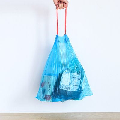 【熱銷推薦】彩色點斷式手提垃圾袋 - 抽繩加厚自動收口廚房垃圾袋 商品圖片 2