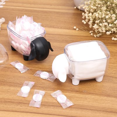 【小綿羊造型】棉花棒盒 - 按壓自動彈出 商品圖片 3