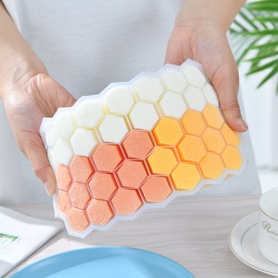 【蜂巢37格】矽膠製冰盒-六邊形創意冰模 商品圖片 3