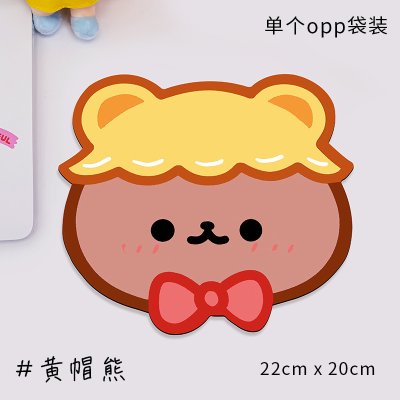 【療癒護腕墊】小熊記憶棉-3D立體滑鼠墊 商品圖片 6